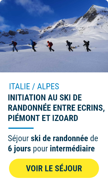 Initiation au ski de randonnée entre Ecrins, Piémont et Izoard